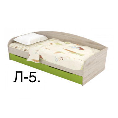 Л 5 дитяче ліжко з ящиками Л-5. LION.