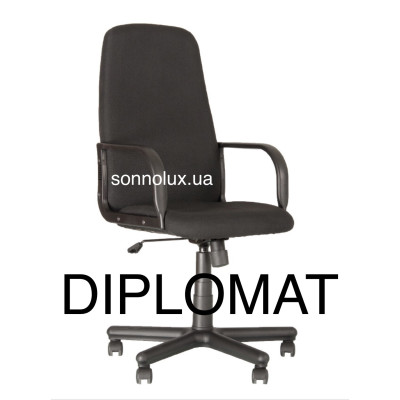 DIPLOMAT KD tilt PL-64 CHR-68 офісне крісло ДІПЛОМАТ. Всі кольори. Новий Стиль.