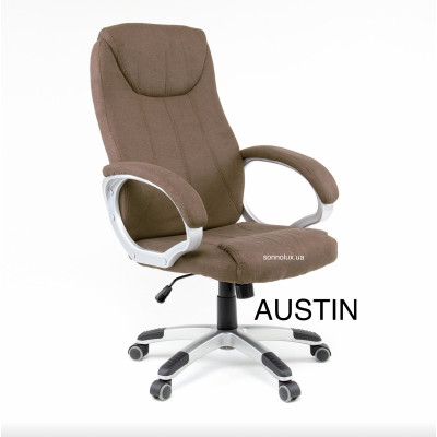 AUSTIN TEXTILE: BLACK, BROWN, GREY, JEANS. Офісне крісло. КИТАЙ-09.