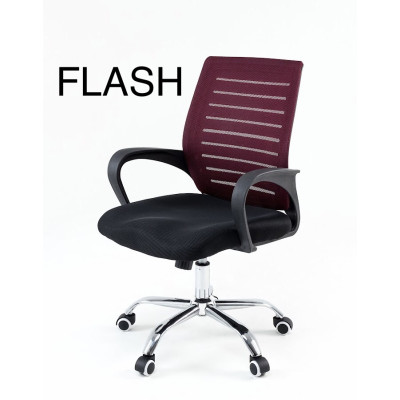 FLASH red FLASH офісне крісло ФЛЕШ.  КИТАЙ-09.