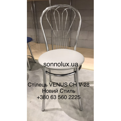 VENUS стілець chrome alu black стілець металевий ВЕНУС. ВСІ КОЛЬОРИ. Новий Стиль.
