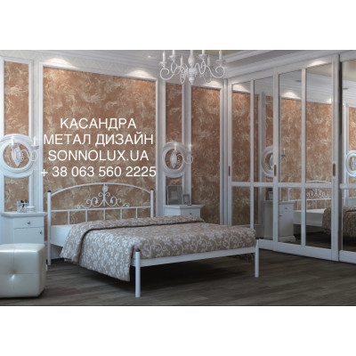 КАССАНДРА ліжко металеве КАСАНДРА. МЕТАЛ ДИЗАЙН.