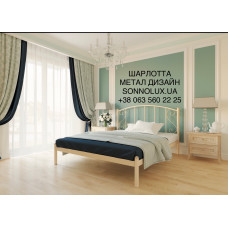 ШАРЛОТТА ліжко металеве ШАРЛОТТА. МЕТАЛ ДИЗАЙН.