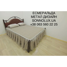 ЕСМЕРАЛЬДА ліжко металеве ЕСМЕРАЛЬДА. МЕТАЛ ДИЗАЙН.