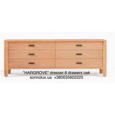 HARGROVE комод дубовий 6Ш. ЕКСПОРТ.