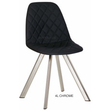 LIYA 4L, стілець ( chrome, black, white, alu, antr).  ВСІ КОЛЬОРИ. Новий Стиль.